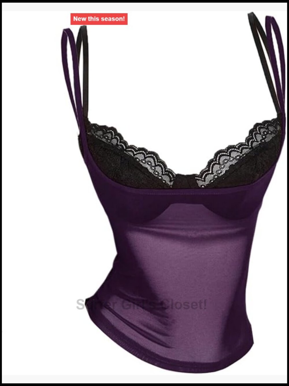 Sheer Mesh Tank Top Y2k See Through Rave Cami Spaghetti Strap